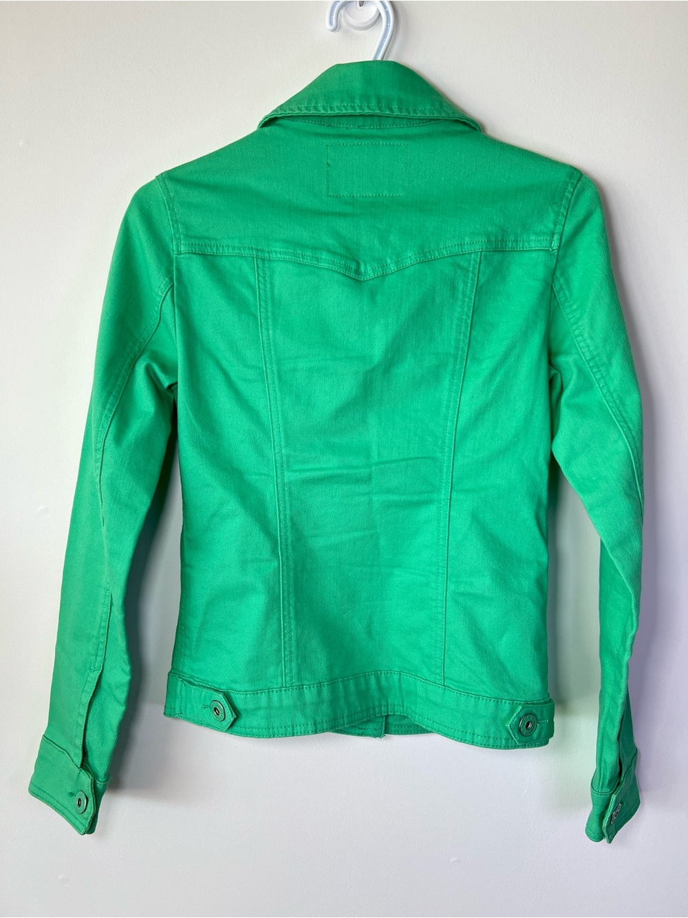 Y2K Guess Women's Small Green Chic Denim Jacket - Picture 5 of 6